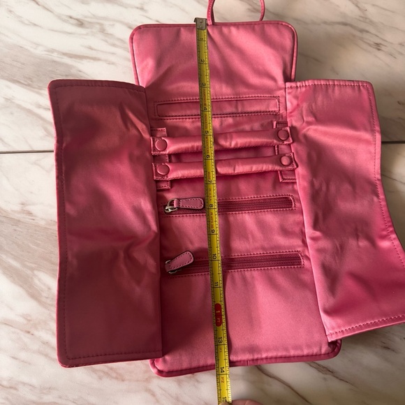 Coach Satin Jewelry Roll / Travel Jewelry Organizer – Pink - Picture 6 of 7